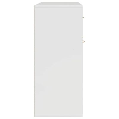 vidaXL Buffet Blanc brillant 88x30x70 cm Aggloméré