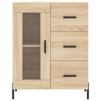 vidaXL Buffet chêne sonoma 69,5x34x90 cm bois d'ingénierie 828055