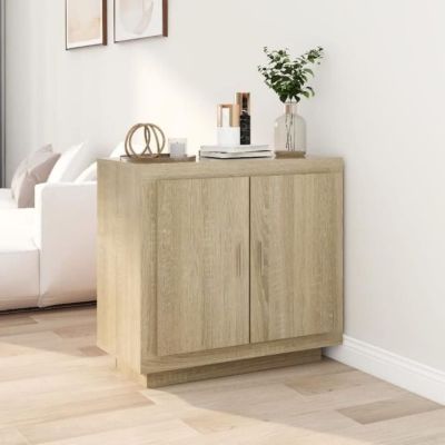 vidaXL Buffet Chêne sonoma 80x40x75 cm Bois d'ingénierie 811820