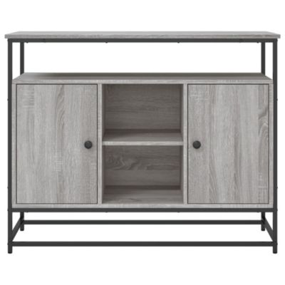 vidaXL Buffet sonoma gris 100x35x80 cm bois d'ingénierie 835542