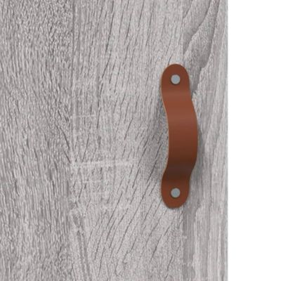 vidaXL Buffet sonoma gris 69,5x34x90 cm bois d'ingénierie 827954