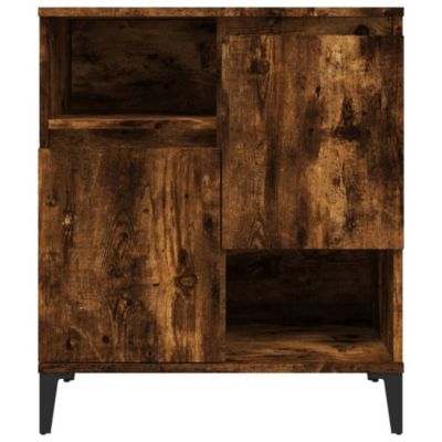 vidaXL Buffets 3 pcs chêne fumé 60x35x70 cm bois d'ingénierie 3185748