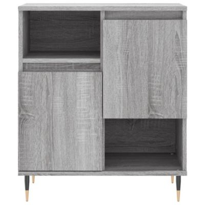 vidaXL Buffets 3 pcs Sonoma gris Bois d'ingénierie 3190147