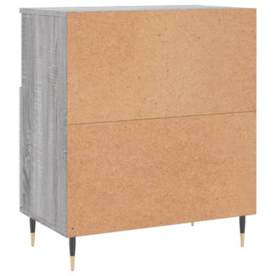 vidaXL Buffets 3 pcs Sonoma gris Bois d'ingénierie 3190147