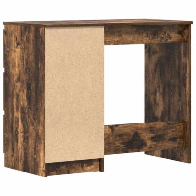 vidaXL Bureau Chêne fumé 90x45x76 cm Bois d'ingénierie 815507