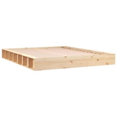 vidaXL Cadre de lit 160x200 cm Bois massif 820666