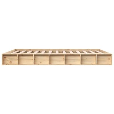 vidaXL Cadre de lit 160x200 cm Bois massif 820666