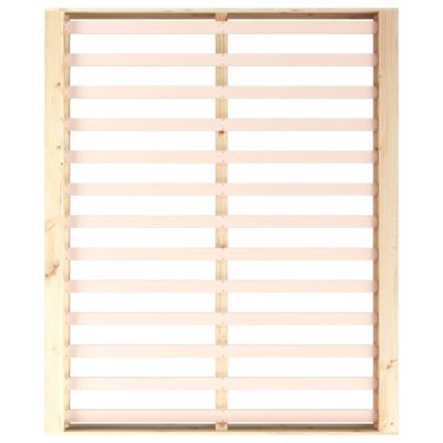 vidaXL Cadre de lit 160x200 cm Bois massif 820666