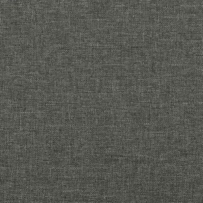 vidaXL Cadre de lit avec tête de lit Gris clair 140x190 cm Tissu