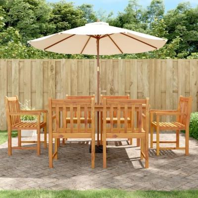 vidaXL Chaises de jardin lot de 6 56x55,5x90 bois massif d'acacia 3206273