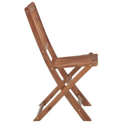 vidaXL Chaises pliables d'extérieur lot de 4 Bois d'acacia solide 46340