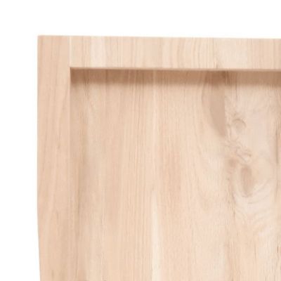 vidaXL Comptoir de salle de bain 80x60x4 cm bois massif non traité 3156027