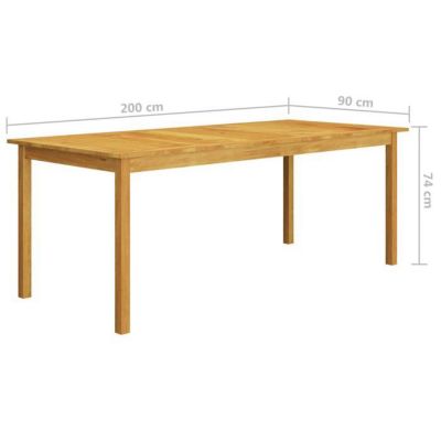 vidaXL Ensemble de Salle à Manger de Jardin 7 pcs Table et Chaises de Repas de Patio Mobilier à Dîner d'Extérieur Mobilier 3067867