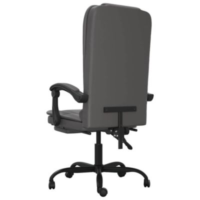 Fauteuil De Bureau Inclinable Et Pivotant Similicuir Noir - VidaXL Neuf