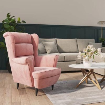 vidaXL Fauteuil de Salon TV Meuble de Salle de Séjour Fauteuil à Dossier Haut de Chambre à Coucher Meuble de Bureau Maison 324063