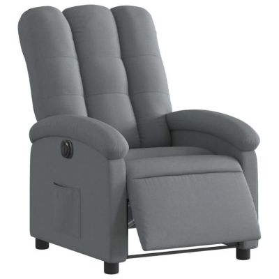 vidaXL Fauteuil Inclinable Électrique, Chaise de Relaxation avec Dossier et Repose-pied Réglables, Siège de Salon, Moderne, 320406