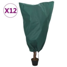 vidaXL Housses de protection pour plantes avec cordon de serrage 12pcs 3203565