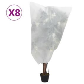 vidaXL Housses de protection pour plantes avec cordon de serrage 8 pcs 3203516