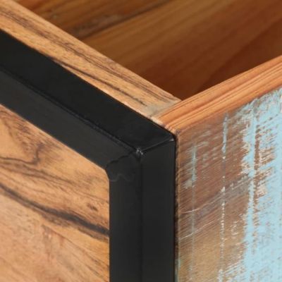 vidaXL Jardinière 60x20x68 cm Bois de récupération massif