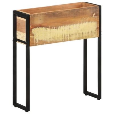 vidaXL Jardinière 60x20x68 cm Bois de récupération massif