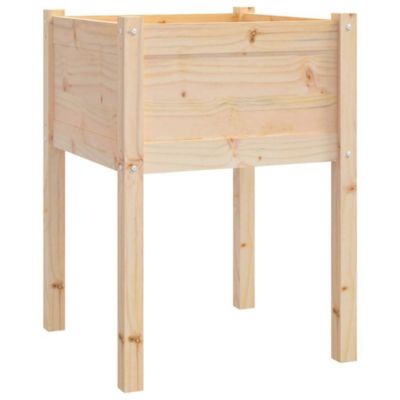 vidaXL Jardinières d'extérieur 2 pcs 50x50x70 cm Bois de pin massif