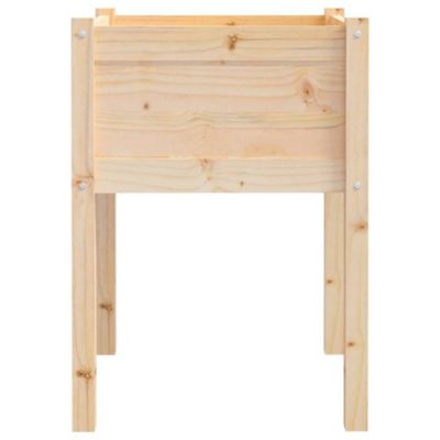 vidaXL Jardinières d'extérieur 2 pcs 50x50x70 cm Bois de pin massif