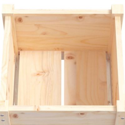 vidaXL Jardinières d'extérieur 2 pcs 50x50x70 cm Bois de pin massif