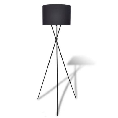 vidaXL Lampadaire avec Support Haut Lampe de Plancher Eclairage Luminaire 240901