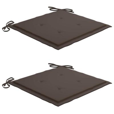 vidaXL Lot de 2 Chaises Pliables de Jardin avec Coussins, Sièges de Terrasse, Chaises de Salle à Manger, Meubles de Patio 3063995