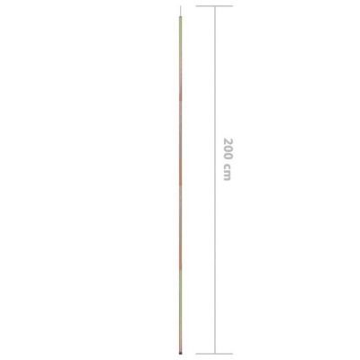 vidaXL Mât de parasol 200 cm Acier galvanisé