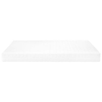 vidaXL Matelas 90x200 cm 7 zones Mousse PU epaisseur 16 cm H2 H3