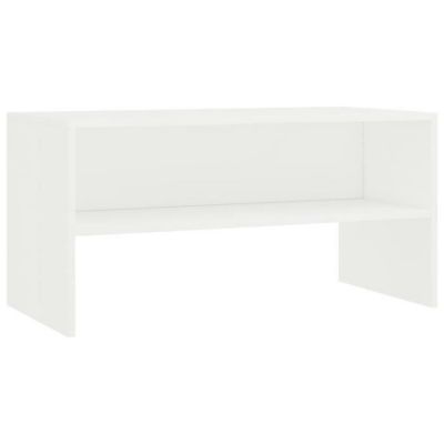 vidaXL Meuble TV Blanc 80 x 40 x 40 cm Aggloméré
