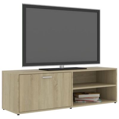 vidaXL Meuble TV Chêne sonoma 120x34x37 cm Aggloméré
