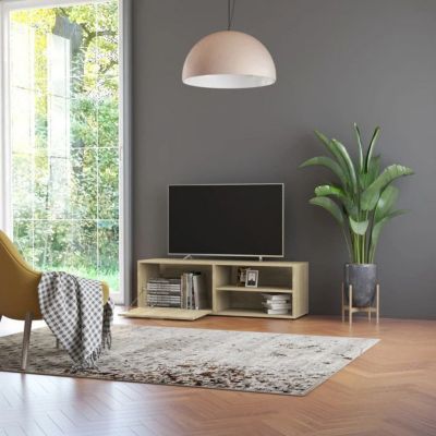 vidaXL Meuble TV Chêne sonoma 120x34x37 cm Aggloméré