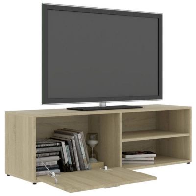 vidaXL Meuble TV Chêne sonoma 120x34x37 cm Aggloméré