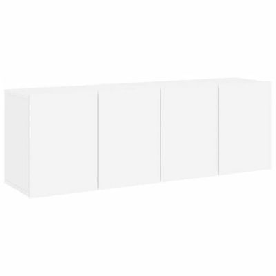 vidaXL Meubles TV muraux 2 pcs blanc 60x30x41 cm 836939