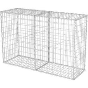 vidaXL Panier de gabion Acier galvanisé 150x50x100 cm