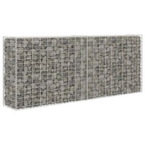 vidaXL Panier de gabion Acier inoxydable 85 x 30 x 200 cm