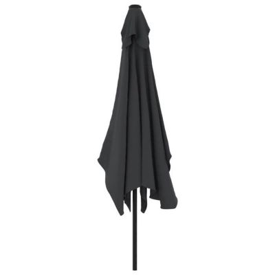 vidaXL Parasol d'Extérieur avec Mât en Métal, Pare-soleil de Patio, Abri de Soleil, Parasol de Plage Jardin Terrasse Balcon, 47128