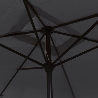 vidaXL Parasol d'Extérieur avec Mât en Métal, Pare-soleil de Patio, Abri de Soleil, Parasol de Plage Jardin Terrasse Balcon, 47128
