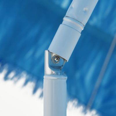 vidaXL Parasol de plage Bleu 300 cm