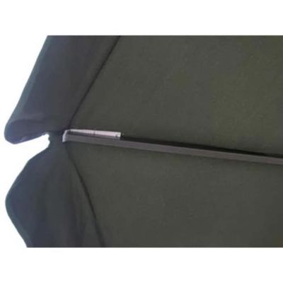 vidaXL Parasol Vert Aluminium 500 cm