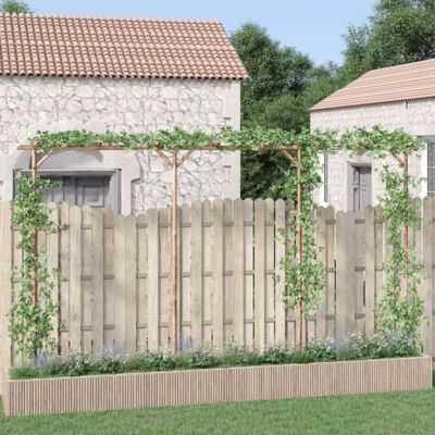 VIDAXL - Pergola Bambou - 385x40x205 cm - Resistente aux intempéries