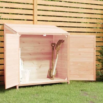 vidaXL Remise de Jardin Abri de Jardin Hangar de Stockage Remise à Outils à Articles Ménagers Extérieur 102x52x112 cm Bois 152182