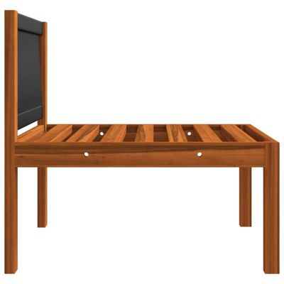 vidaXL Salon de jardin 2 pcs avec coussins Bois d'acacia solide
