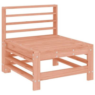 vidaXL Salon de Jardin 7 pcs, Canapés avec Repose-pied, Ensemble de Meubles avec Table Basse Patio Terrasse, Rustique, Bois 318640