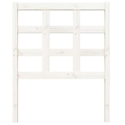 vidaXL Tête de lit Blanc 80,5x4x100 cm Bois massif de pin 817866