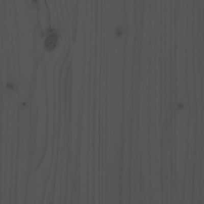 vidaXL Tête de lit Gris 106x4x100 cm Bois massif de pin 817727