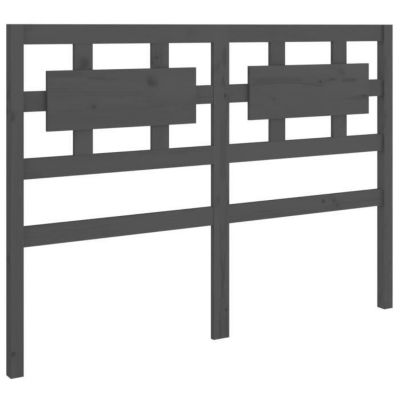 vidaXL Tête de lit Gris 165,5x4x100 cm Bois massif de pin 818052