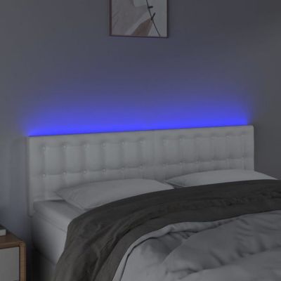 Tête de Lit | Panneau de tête pour lit Moderne à LED Taupe 180x5x78/88 cm Tissu